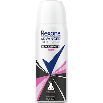 Rexona Women Antiperspirant Advanced Protection Black & White Pure 150mL