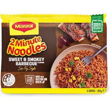 Maggi 2 Minute Noodles Sweet & Smokey Barbecue 360g 5 pack