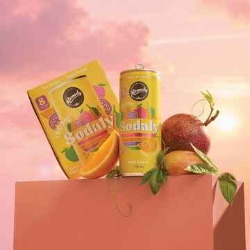 Remedy Sodaly Tropical Cans 250mL x 4 pack