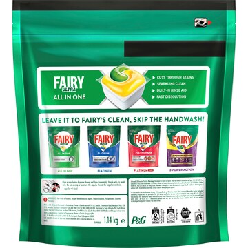 Fairy Ultra All In One Dishwasher Tablets 85 pack