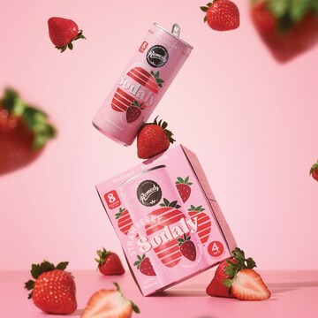 Remedy Sodaly Strawberry Cans 250mL x 4 pack