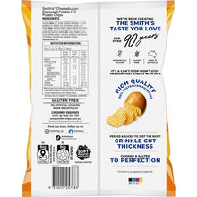 Smith's Crinkle Cut Potato Chips Cheese Burger 150g