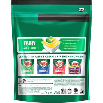 Fairy Ultra All In One Dishwasher Tablets 53 pack