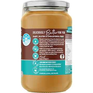 Mayver's Dark Roasted Peanut Butter Salted Caramel 375g