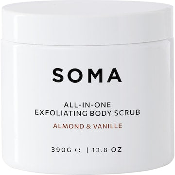 Soma All-in-One Exfoliating Body Scrub Almond & Vanilla 390g