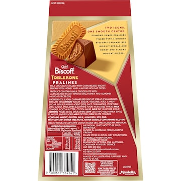 Toblerone Biscoff Pralines 176g