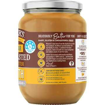 Mayver's Dark Roast Smooth Peanut Butter 750g