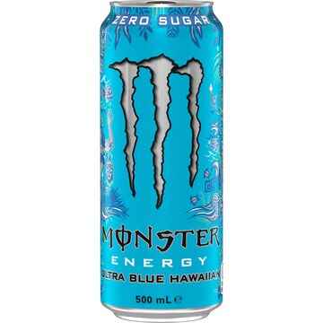 Monster Energy Drink Blue Hawaiian Can 500mL