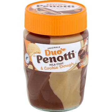 Uno Penotti Milk Choc & Cookie Dough Spread 370g