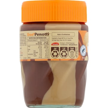Uno Penotti Milk Choc & Cookie Dough Spread 370g