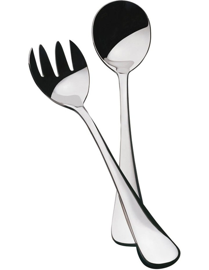 Madison 2 Piece Salad Gift Boxed Set in Silver