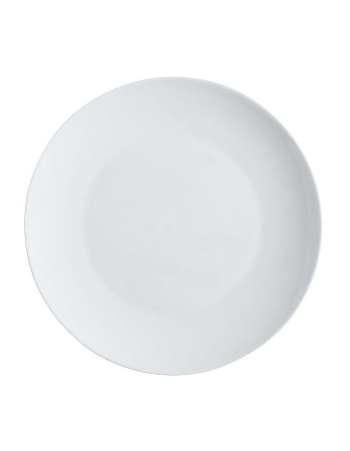 Cashmere Coupe Entre Plate 23cm in White