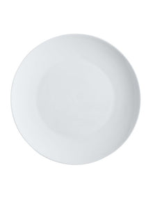 Cashmere Coupe Entre Plate 23cm in White