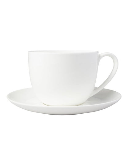Cashmere Tea Cup & Saucer 230ml in White