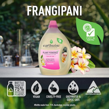 Earthwise Plant Powered Laundry Liquid Frangipani 2L