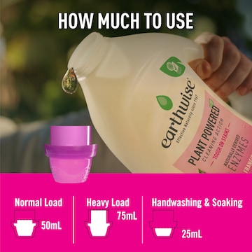 Earthwise Plant Powered Laundry Liquid Frangipani 2L