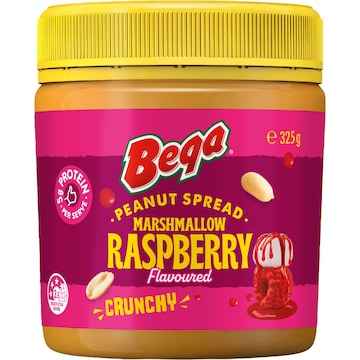 Bega Raspberry Marshmallow Peanut Spread 325g