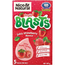 Nice & Natural Fruit Blasts Gummies Strawberry 5 pack