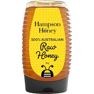 Hampson Honey Australian Raw Honey Squeeze 1kg