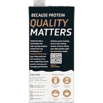 Vitasoy Complete Pro Vanilla Protein Alternative Long Life Milk UHT 1L