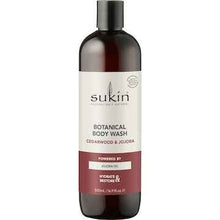 Sukin Botanical Body Wash Cedarwood & Jojoba 500mL