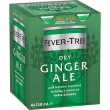 Fever-Tree Dry Ginger Ale Cans 250mL x 4 pack