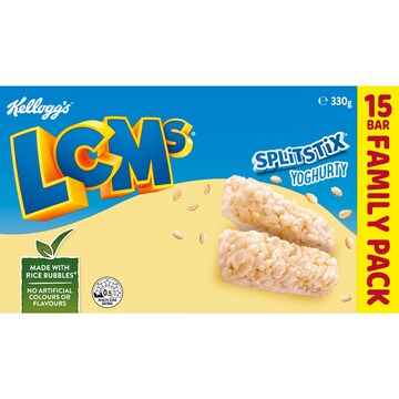Kellogg's LCMs Splitstix Yoghurt 15 pack
