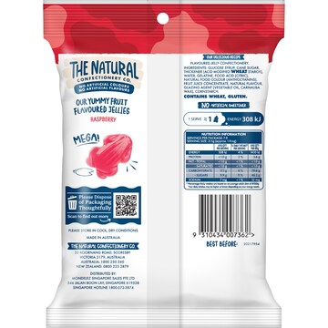 The Natural Confectionery Co. Mega Red Frogs 170g