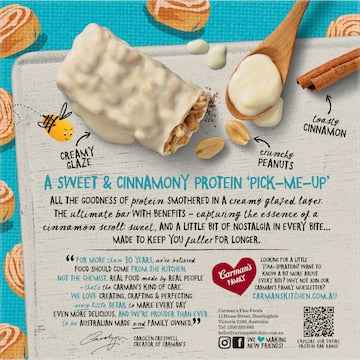 Carman's Protein Bar Cinnamon Scroll 5 pack