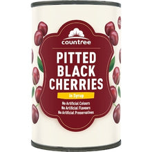 Countree Pitted Black Cherries In Syrup 415g