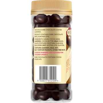 Cadbury Old Gold Dark Chocolate Almonds 250g