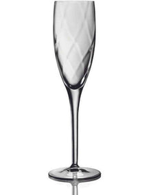 Canaletto Champagne Flute Set of 4 in Clear
