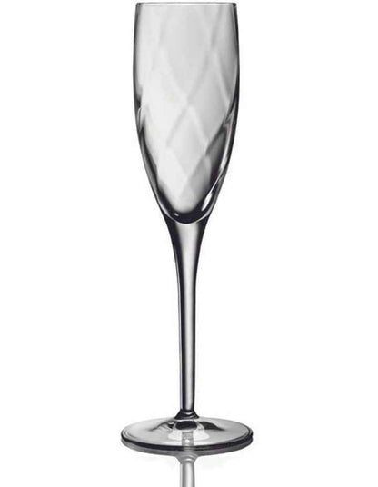Canaletto Champagne Flute Set of 4 in Clear