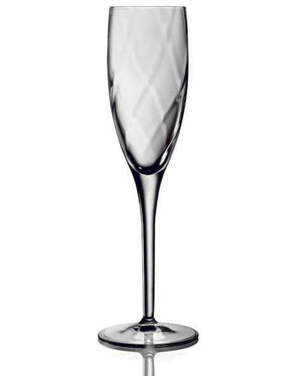 Canaletto Champagne Flute Set of 4 in Clear