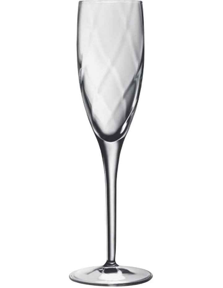 Canaletto Champagne Flute Set of 4 in Clear