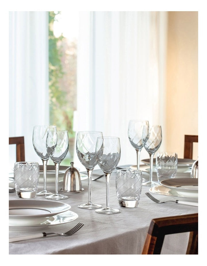 Canaletto Champagne Flute Set of 4 in Clear