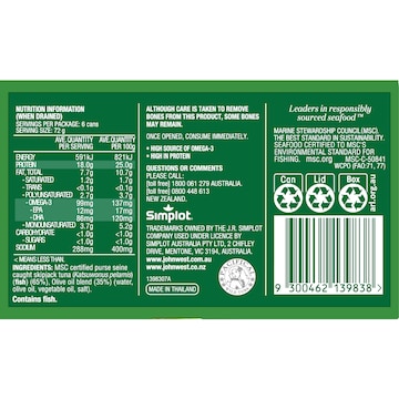 John West Tuna In Olive Oil Blend Value 95g x 6 pack