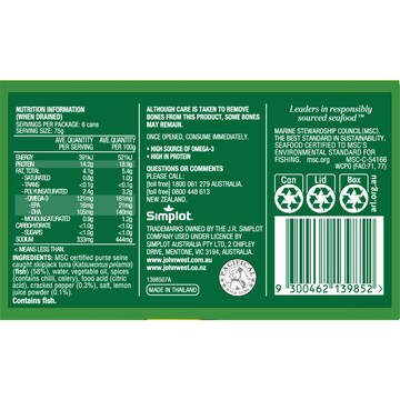 John West Tuna With Lemon & Cracked Pepper Value 95g x 6 pack