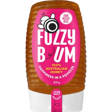 Fuzzy Bum Australian Honey 500g