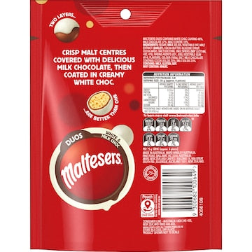 Maltesers Duos White & Milk Choc Share Bag 120g