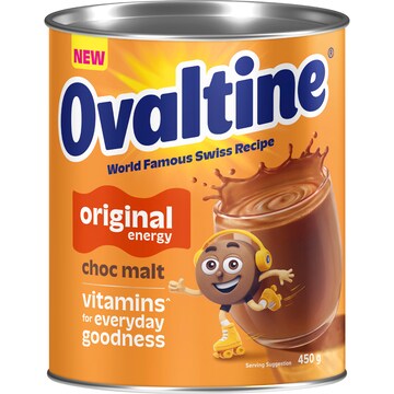 Ovaltine Original Energy Choc Malt 450g