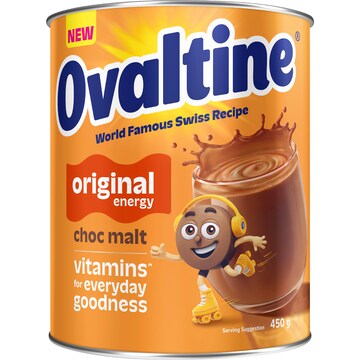Ovaltine Original Energy Choc Malt 450g