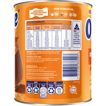 Ovaltine Original Energy Choc Malt 450g