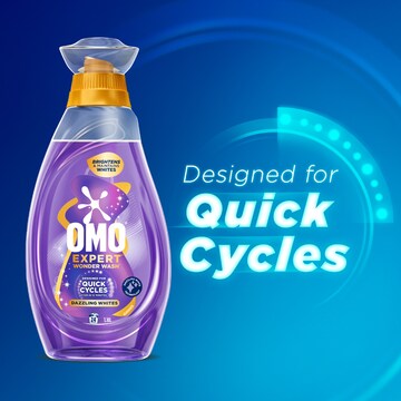 OMO Expert Wonder Wash Liquid Dazzling White 1.18L