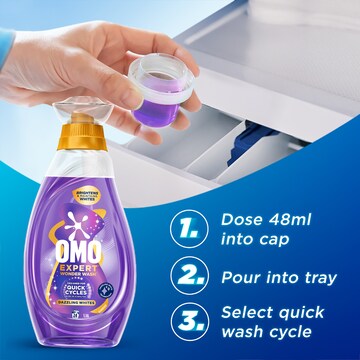 OMO Expert Wonder Wash Liquid Dazzling White 1.18L