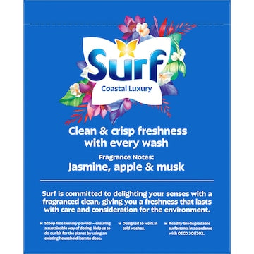 Surf 5 In 1 Laundry Detergent Powder Coastal Luxury 2kg