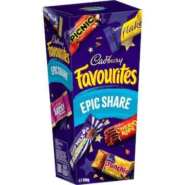 Cadbury Favourites Epic Share Chocolate Gift Box 700g