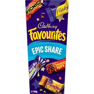 Cadbury Favourites Epic Share Chocolate Gift Box 700g