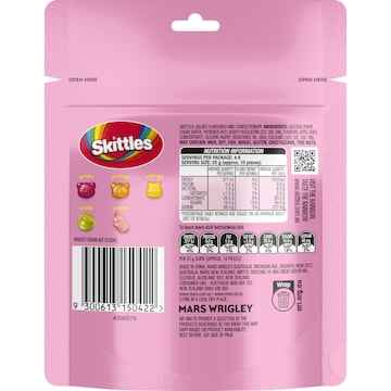 Skittles Jellies Fruit Pandas Lollies 120g