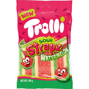 Trolli Sour Straps Watermelon 140g